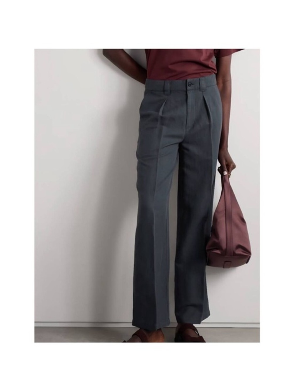 Alex Mill Madeline Pleated Wide Leg Pants
